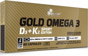 Gold Omega 3 D3+K2 Sport Edition Жирные кислоты, Gold Omega 3 D3+K2 Sport Edition - Gold Omega 3 D3+K2 Sport Edition Жирные кислоты